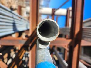 lot 34589 image: (1) 21ft Industrial Galvanized Steel Conduit Pipe&nbsp&nbsp