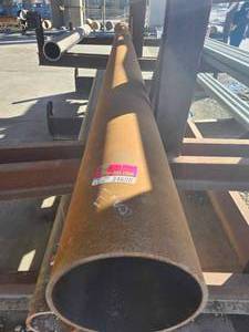 lot 34608 image: (1) 17ft Industrial Steel Pipes&nbsp