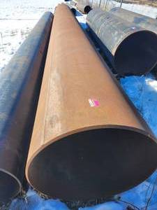 lot 34562 image: (1) 28ft EWR Industrial Steel Pipe Section&nbsp&nbsp