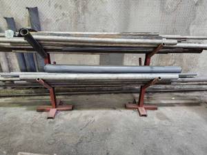 lot 49225 image: Used Industrial Aluminum and Steel Pipe Lot