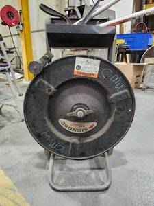 lot 49230 image: Signode DF-15 Steel Strapping Dispenser Cart And Tools&nbsp