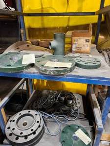 lot 49250 image: Industrial Pipe Flanges and Fittings Lot&nbsp