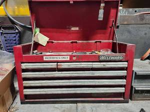 lot 49268 image: Westward 4-Drawer Industrial Tool Chest