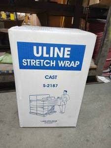 lot 49291 image: Uline Cast Stretch Wrap S-2187