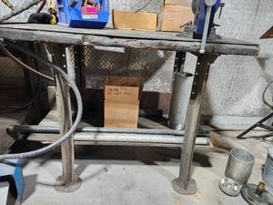 lot 49302 image: &nbspIndustrial Workbench with Storage&nbsp