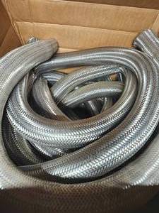 lot 49328 image: Stainless Steel Braided Flexible Hose and More.