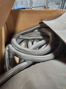 lot 49341 image: 2 Petroflex Stainless Steel Braided Hose - Industrial Grade