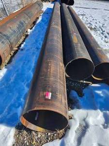 lot 49343 image: (1) 31ft EWR Industrial Steel Pipe&nbsp