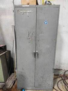 lot 49352 image: Industrial Metal Storage Cabinet, Contents Not Included