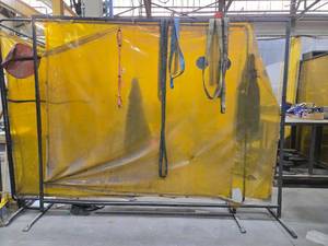 lot 34394 image: Industrial Welding Curtain with Frame&nbsp