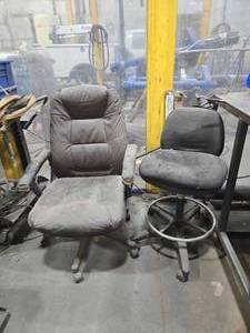 lot 34399 image: Used Office Chairs - Executive and Drafting Style&nbsp