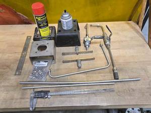 lot 34402 image: Industrial Hardware and Tool Set with Spray Paint Equipment&nbsp