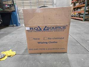 lot 34452 image: Pro Source Re-claimed Wiping Cloths - Bulk Box
