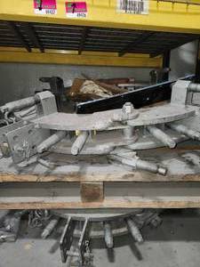 lot 49437 image: (2) Industrial Heavy-Duty Turntable Assembly&nbsp