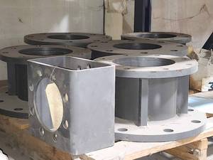 lot 49443 image: Industrial Steel Pipe Flanges and Fittings Lot&nbsp
