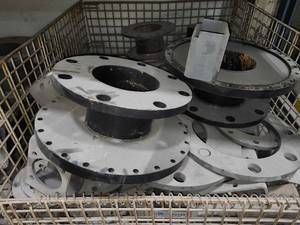 lot 49446 image: Industrial Pipe Flanges and Fittings Lot&nbsp