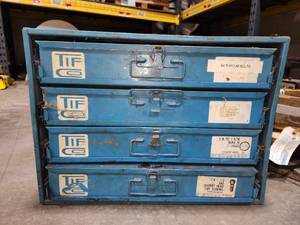 lot 49449 image: &nbspTifco Industries Hardware Storage Cabinet with Contents&nbsp