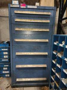 lot 49454 image: &nbspIndustrial 7-Drawer Stanley Vidmar Cabinet&nbsp