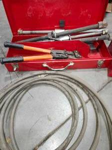 lot 49461 image: Professional Cable Crimping Tool Set with Storage Case&nbsp