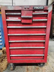 lot 49367 image: Proto Professional 8-Drawer Tool Cabinet