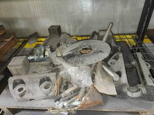 lot 49406 image: Industrial Machine Parts Lot - Mounting Brackets and Hardware&nbsp