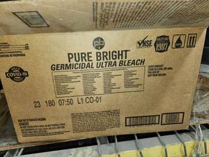lot 49416 image: (4 Gallons) Pure Bright Germicidal Ultra Bleach&nbsp
