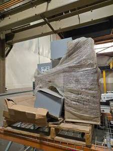 lot 34459 image: Pallet of New Industrial Metal Storage Boxes - Bulk Lot from Qingdao&nbsp