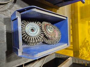 lot 34378 image: Industrial Wire Wheel Brushes