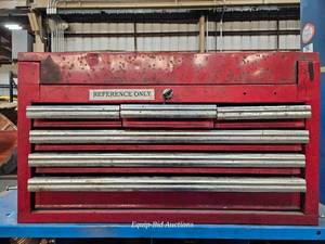 lot 48729 image: Steel Reference Tool Box Cabinet with Lock&nbsp