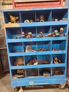 lot 48730 image: Tifco Industries Parts Storage Cabinet with Contents