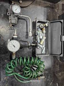 lot 48755 image: Industrial Pressure Testing Kit with Ashcroft Gauges