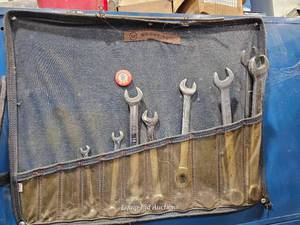 lot 48761 image: &nbspWright Tools Wrench Set with Canvas Roll