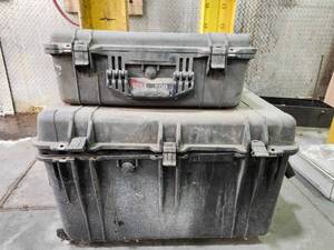 lot 35380 image: (2) Used Pelican-Style Heavy Duty Equipment Cass with Foam Insert&nbsp&nbsp
