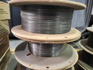 lot 35392 image: (2) Lincoln Electric Ultracore 712A80 Welding Wire - 33lb Spool&nbsp&nbsp