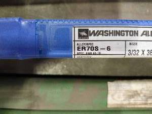 lot 35403 image: (3) Washington Alloy EF70S-6 Blue Label Welding Wire&nbsp