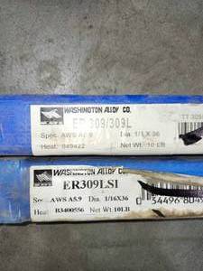 lot 49468 image: (2) Washington Alloy ER309L Stainless Steel Welding Rods&nbsp
