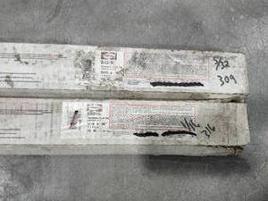 lot 49471 image: (2) Harris ER3191 &amp ER315L Stainless Steel TIG Welding Rods