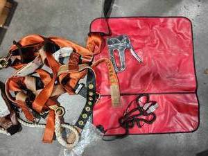 lot 49479 image: Professional Fall Protection Safety Harness with Lanyard&nbsp