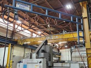 lot 20284 image: Gorbel 500 LBS Industrial Overhead Handling System