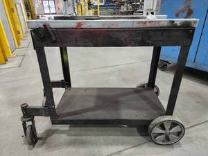 lot 35438 image: Industrial Welding Cart with Wheels&nbsp