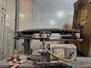 lot 20303 image: Industrial Rotary Table Assembly with Motor