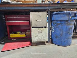 lot 48896 image: Storage Cabinet Set with Industrial Tools and Parts&nbsp