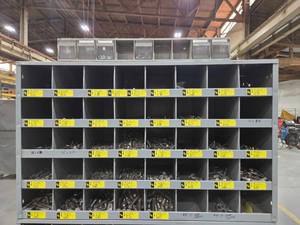 lot 34475 image: Industrial Hardware Storage Unit with Socket Head Cap Screws