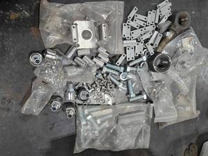 lot 34480 image: Industrial Hardware Lot - Nuts, Bolts &amp Metal Components&nbsp