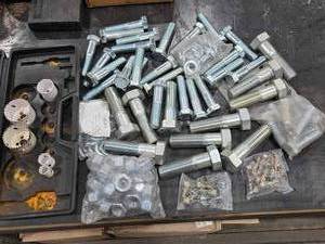 lot 34496 image: Large Industrial Hardware Set with Hole Saws&nbsp&nbsp