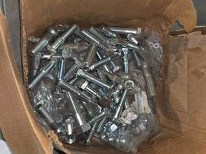 lot 34497 image: Bulk Industrial Grade Zinc-Plated Hex Bolts&nbsp