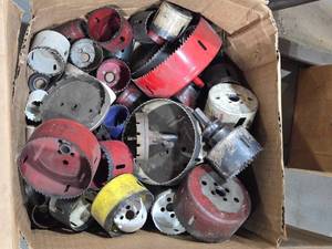 lot 34498 image: Lot of Used Hole Saw Blades - Various Sizes&nbsp&nbsp