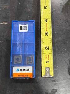 lot 34633 image: Korloy CNMG120408-VP2 Carbide Inserts - 4 Pack&nbsp&nbsp
