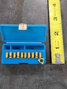 lot 34646 image: Vardex 21R 18NPT VKX Threading Inserts Set&nbsp