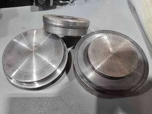lot 34254 image: Industrial Stainless Steel Bearing Thrust Washers - 4 inch Diameter&nbsp&nbsp